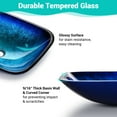 thumbnail image 3 of Aquaterior 2 Packs Robinet de Lavabo en Verre Trempé Transitionnel, 3 of 11