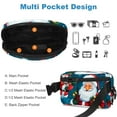 thumbnail image 5 of Father Christmas Santa Claus Waist Pack for Running Fanny Pack for Women and Men Crossbody Belt Bag Bum Bag with Adjustable Strap for Sports, 5 of 6