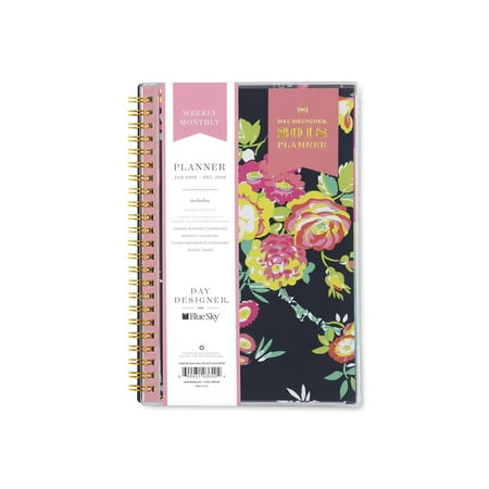 Day Designer for Blue Sky 2019 Weekly & Monthly Planner, Twin-Wire Binding, 5