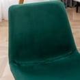 thumbnail image 5 of Roundhill Furniture Avant 5-Piece Round Dining Set, Trestle Dining Table with 4 Side Chairs, Green, 5 of 14