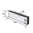 thumbnail image 4 of 10 Holes 20 Tone Diatonic Blues Harmonica Key of C with Case for Beginner Children Silver, 4 of 5