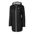 thumbnail image 2 of Women's Cutter & Buck Black Georgia Bulldogs Rainier Primaloft Eco Hooded Long Coat, 2 of 3