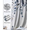 thumbnail image 6 of Blue Grey Eucalyptus Blackout Curtains for Bedroom, Thermal Insulated Drapes, Watercolor Spring Weeping Botanical Black Out Curtains 63 Inch Long Room Darkening Kitchen Curtains 42"x63" 2 Panels, 6 of 8