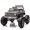Gray, variant on Chevrolet 24V Ride on Car, Battery Powered Electric Vehicle w/ Remote Control,XL 2 Seater, 20 Inch Wide Seat, Gift Flower, Power Car Wheels 24 Volt Big Truck for Boys Girls,Black