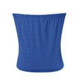thumbnail image 5 of Xugsiok Hauts Tube Bandeau d'Été pour Femmes Sans Bretelles à Œillets Col Rond Camisole Tunique Décontractée de Vacances Blouse Active pour l'Entraînement, 5 of 5
