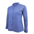 thumbnail image 3 of ACTIVE UNIFORMS Women's Ultra Soft Stretch Zip Up Scrub Jacket (True Royal Blue, Large), 3 of 7