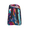thumbnail image 3 of Disketp Starry Sky Colorful Donut Estuche de Lápices de Doble Capa con Tapa Abatible y Cremallera, Organizador Escolar para Adolescentes y Adultos, 3 of 7
