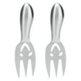 thumbnail image 4 of Tenedores de aperitivo NikouMX de Acero inoxidable con cara sonriente 2 Tenedores de queso, 4 of 8