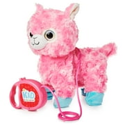 Angle View: Kid Connection Plush Walking Llama with Sound, 9", Styles May Vary