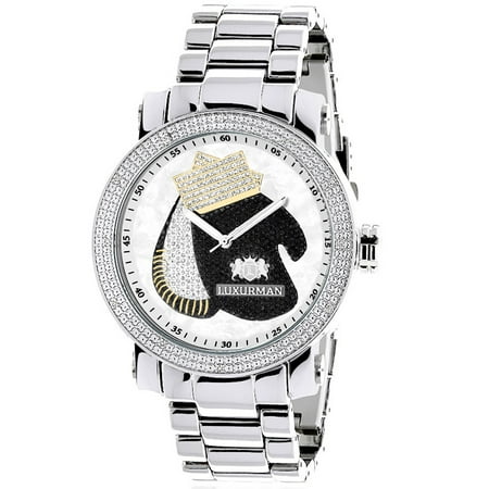 Boxing Gloves Diamond Watch for Men by Luxurman Southpaw Limited...