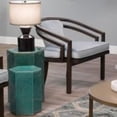 thumbnail image 3 of Jamie Young Co Porto Large Transitional Ceramic Side Table in Azure Blue, 3 of 3