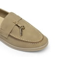 thumbnail image 4 of Women's Suede Loafers Slip-On Comfortable Business Casual Work Shoes with Arch Support, 4 of 6