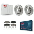 thumbnail image 1 of CMX Front Disc Brake Rotors and Ceramic Pads Kit for Car Lexus RX350 Toyota Camry RX450h NX350h NX350 RX350L NX250 Crown RX450hL Avalon K8C-100041, 1 of 11