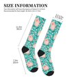 thumbnail image 4 of Sikiie Pig And Flower 1 Pairs Compression Socks for Men and Women 15-20 mmHg Running Support Socks, 4 of 7