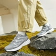 thumbnail image 6 of CMR CHAMARIPA Elevator Sneakers For Men | Grey Mesh Lightweight Sneakers 7CM / 2.76 Inches, 6 of 9