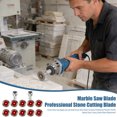 thumbnail image 1 of 1/2/3/4/10Pcs Saw Blades Set with Shaft Screw 40mm Multi-Functional Professional Precision Granite Marble Stone Cutting Grinder Blade Replacement, 1 of 8