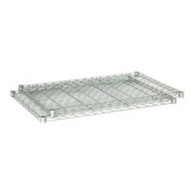 Safco Produits 5287GR Étagère Métallique Industrielle Pack d'Étagères Supplémentaires 36"L x 18"P (Unités de Démarrage et d'Extension Vendues Séparément), (Qté. 2), Gris Métallique
