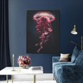 thumbnail image 5 of Xecao Mesmerizing Pink Jellyfish for Ready-to-Hang Canvas Art 12x16 Inches - Waterproof HD Print Solid Wood Frame for Gifting,Vertical, 5 of 8