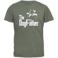 thumbnail image 1 of Fête des Pères - T-Shirt pour Adulte Vert Militaire du Père de Chien, 1 of 1