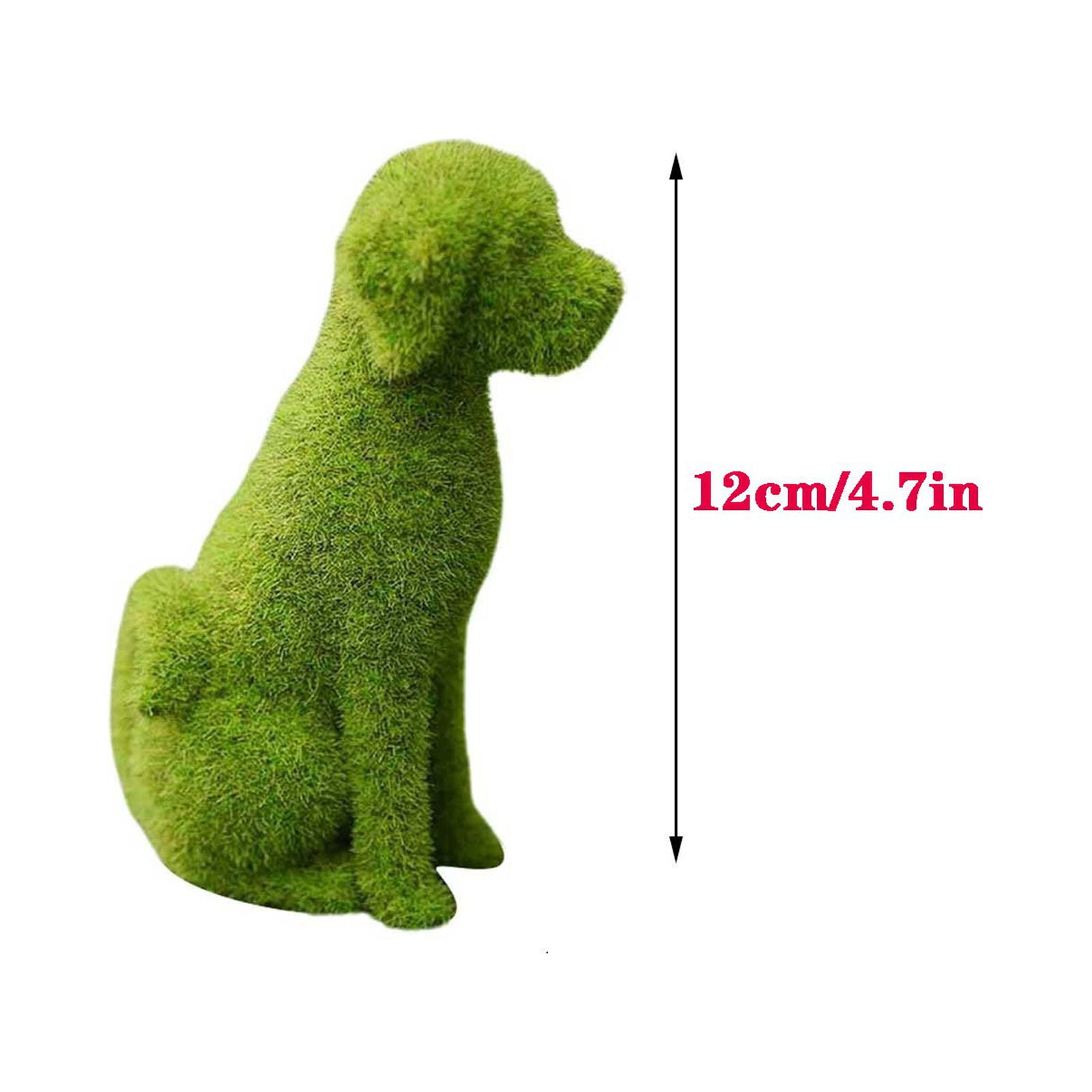Garden Sculptures Decorative Peeing Dog Topiary Flocking Puppy Ornament for Outdoor Decoration Pet-Themed Garden Unique Sculpture Playful Yard Ornament