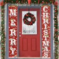 thumbnail image 2 of Cartel colgante navideño para porche con forma de Feliz Navidad, 2 of 7