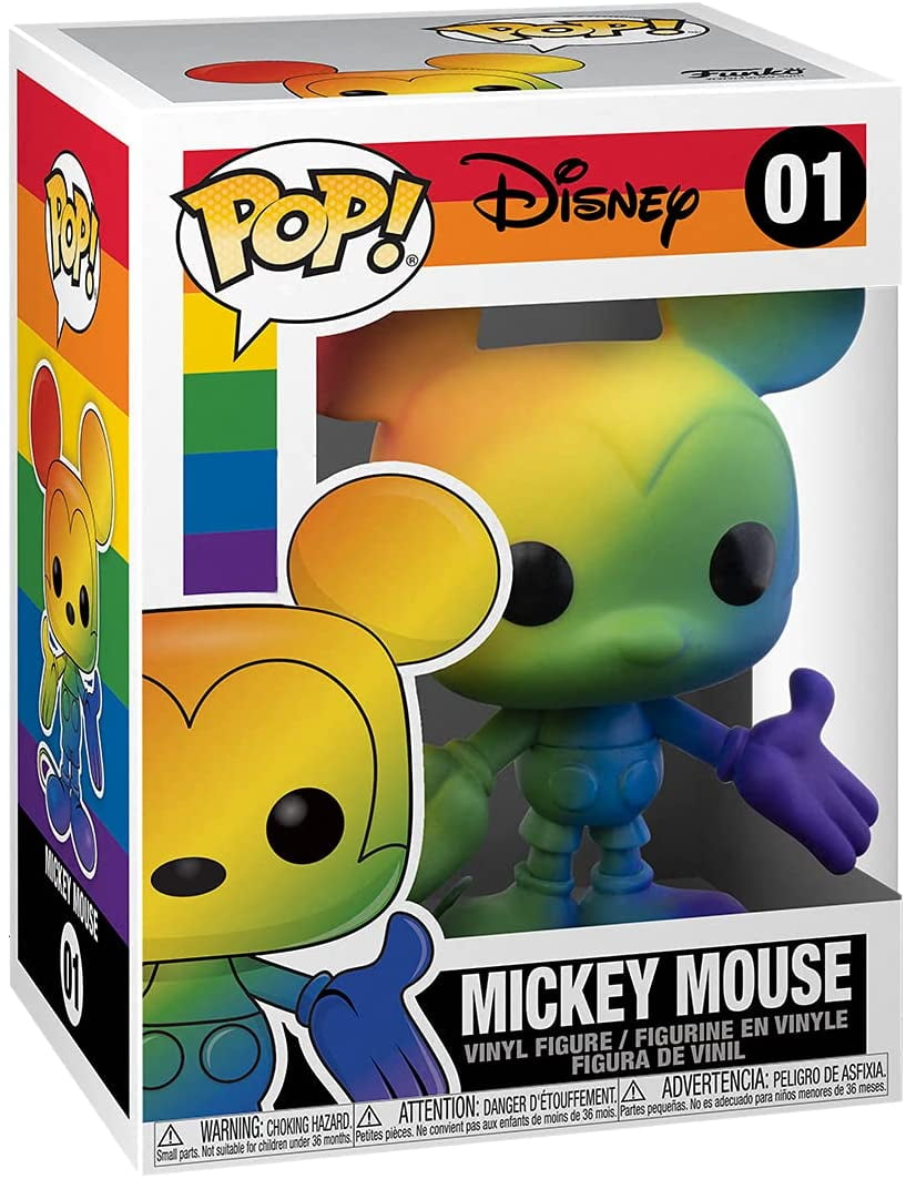 Funko Pop! Disney: Pride - Mickey Mouse (Rainbow) - Walmart.com
