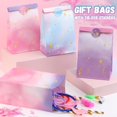 thumbnail image 4 of Bolsas para regalos de fiesta HEJIN, 30 piezas, tie dye rosa y morado, 4 of 7