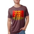 thumbnail image 1 of CafePress - Haute Normandie (Flag 10) Men's Deluxe T Shirt - Mens Tri-blend T-Shirt, 1 of 1