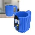 thumbnail image 4 of Build On Brick Mug, Hand Washable Building Blocks Cups Funny Toy  For Gathering Blue, 4 of 8