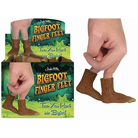 Archie McPhee Bigfoot Finger Feet Pack of 2