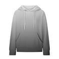 thumbnail image 5 of Jsaierl Womens Hoodies Oversized Gradient Print Hooded Sweatshirts Lightweight Sweaters Comfort Long Sleeve Top Hoodie Womens Hoodies, 5 of 6