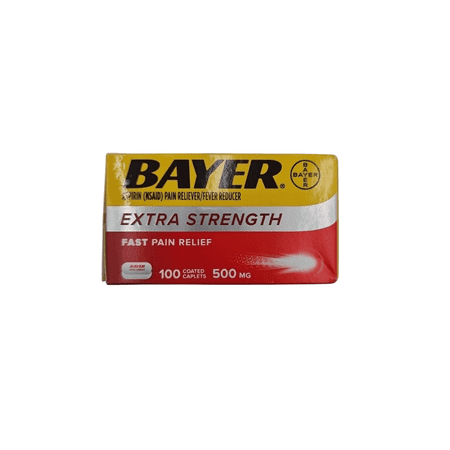 Bayer Ex Strength 500mg C Size 100ct Bayer Extra Strength 500 Mg 100ct, 3-Pack