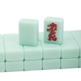 thumbnail image 6 of CNV 166-Tile American Mahjong Set 30mm High-Density Melamine Emerald Green Portable Travel Mah Jongg with Jokers Spare Tiles, 6 of 6