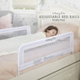 thumbnail image 3 of Dream On Me Adjustable Mesh Bedrail Double Pack, Model #443, 3 of 6