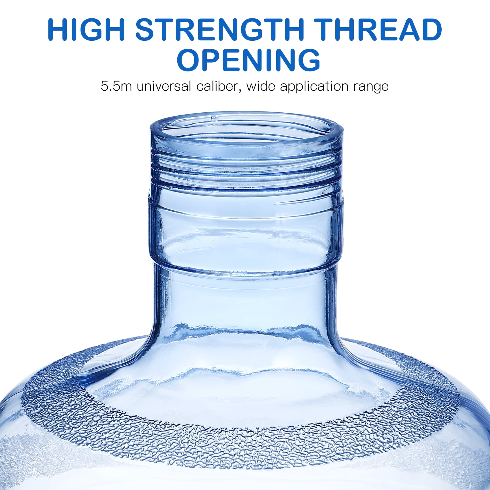 Melantax 5L Mineral Water Bottle Water Container Portable Bucket with Handle Portable Suitable for Car Transport Camping