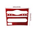 thumbnail image 3 of Real Bright Soft Car Interior Carbon Fiber Sticker DecorationRed Carbon Fiber Radio Console With Navigaiton Cover For Infiniti G37 SedanAuto Car Protection Interior Accessories, 3 of 8