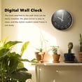 thumbnail image 2 of KEINXS Large Digital Wall Clock for Living Room/Bedroom Decor  Modern Atomic Mute Wall Clock 12Inch, 2 of 8