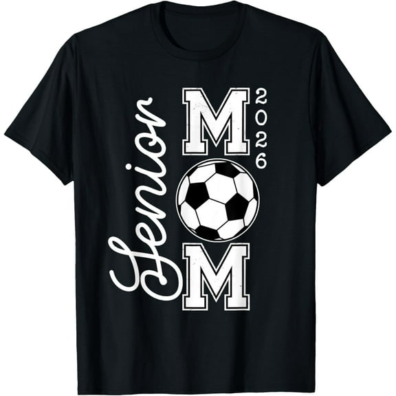 Playful Comfort Tee - Senior Mom 2026 Soccer Mommy Class of 2026 Graduation Mom T-Shirt