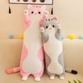thumbnail image 4 of 35in Long Cat Plush Toy Soft Stuffed Animal Plush Kawaii Cat Pillow Gift, 4 of 9
