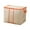 Orange#0, variant on Clothing Storage Bags Bedroom Mesh Organizers PVC + Cloth Transparent Cover Wide Handles for Quilt Dust Protection Storage 24.4*14.1*20.4 in S Sizes 1 Bag