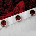 thumbnail image 4 of Castle Fairy Gothic Black Red Moth Blackout Curtains Set of 2 (52x84 Each) for Boys Girls,Botanical Tree Leaves Window Curtains,Bohemian Vintage Aesthetic Curtains and Drapes,Luxury Bedroom Decor, 4 of 6
