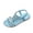 Sky Blue, variant on Lovskoo Bohemian Ethnic Rhinestone Flat Sandals for Women Elastic Back Strap Roman Open Toe Summer Casual Dressy Shoes