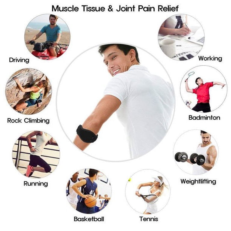 2 Tennis Elbow Brace Pain Relief Strap Band Golf Pickleball Arm Tendonitis Wrap