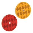 thumbnail image 2 of Bargman 74-68-020 Round Center-Mount Reflector - Amber, 3-3/16", 2 of 2