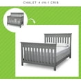 thumbnail image 3 of Full Size Conversion Kit Bed Rails for Chalet Crib by Delta Children - #0050 (Grey - 026), 3 of 5