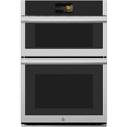 GE 30 Inch Combination Double Wall Oven with 4.7 cu. ft. Convection Oven, 1.7 cu. ft. Advantium® Speedcook Oven PT9900SWSS