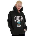 thumbnail image 3 of Business Smurf Cartoon Cool Boss Drip Hoodie Sweatshirt Women Men Brisco Brands S, 3 of 5