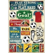 Cardstock Stickers-Goal