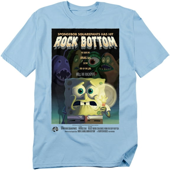 Spongebob T-Shirt Rock Bottom Unisex Graphic Tee For Men & Women
