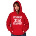 thumbnail image 3 of Feminine Not Feminist Conservative Hoodie Sweatshirt Women Brisco Brands S, 3 of 6